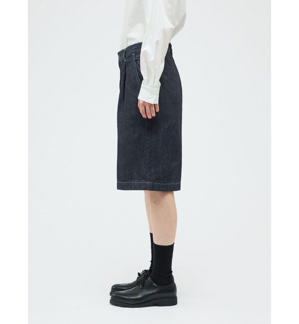 mizuiro ind「mizuiro ind デニムハーフパンツ(ONEWASH)」|その他|