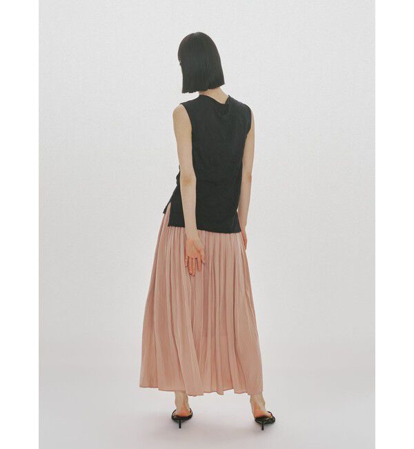 MIDIUMISOLID「MIDIUMISOLID for Ladies シースルーハイネックノースリーブインナー」|Tシャツ・カットソー|