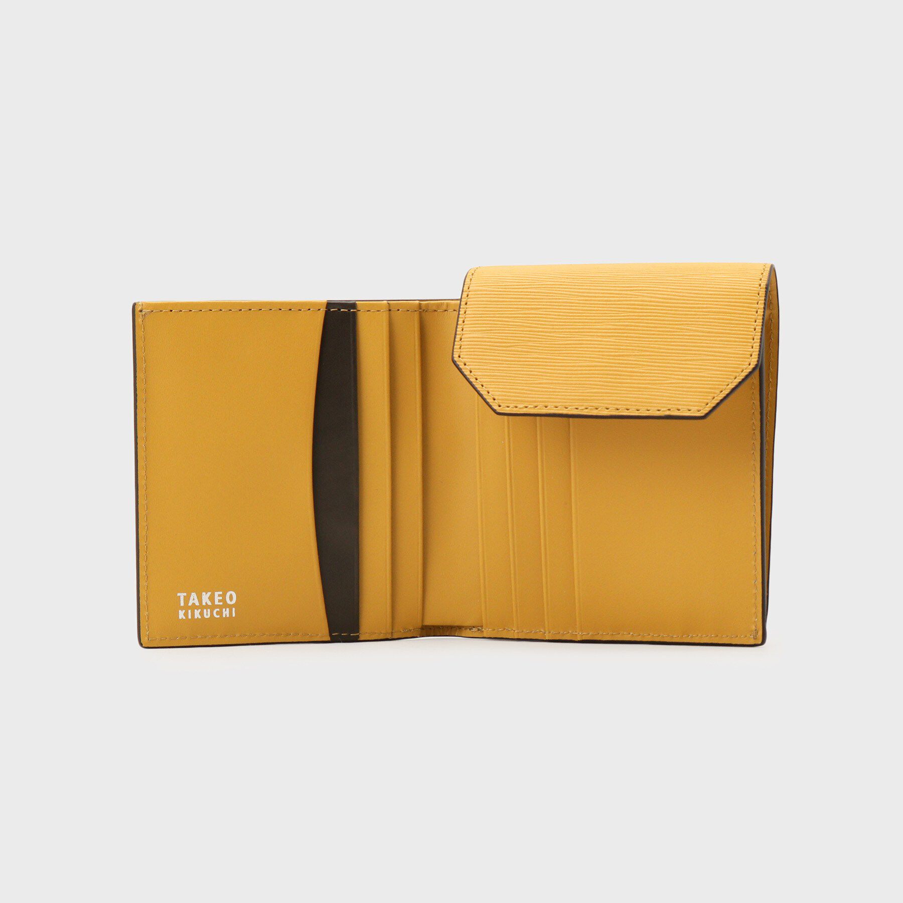 TAKEO KIKUCHI「【NEW レザーリップルシリーズ】 コンパクトウォレット」|財布|
