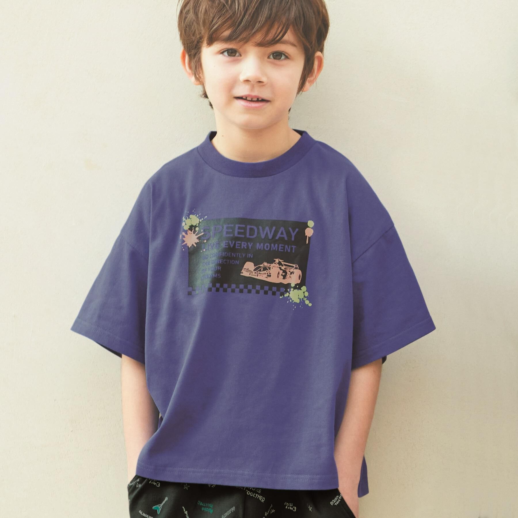 SHOO･LA･RUE「【130-150cm】BOYプリントTシャツ」|Tシャツ・カットソー|