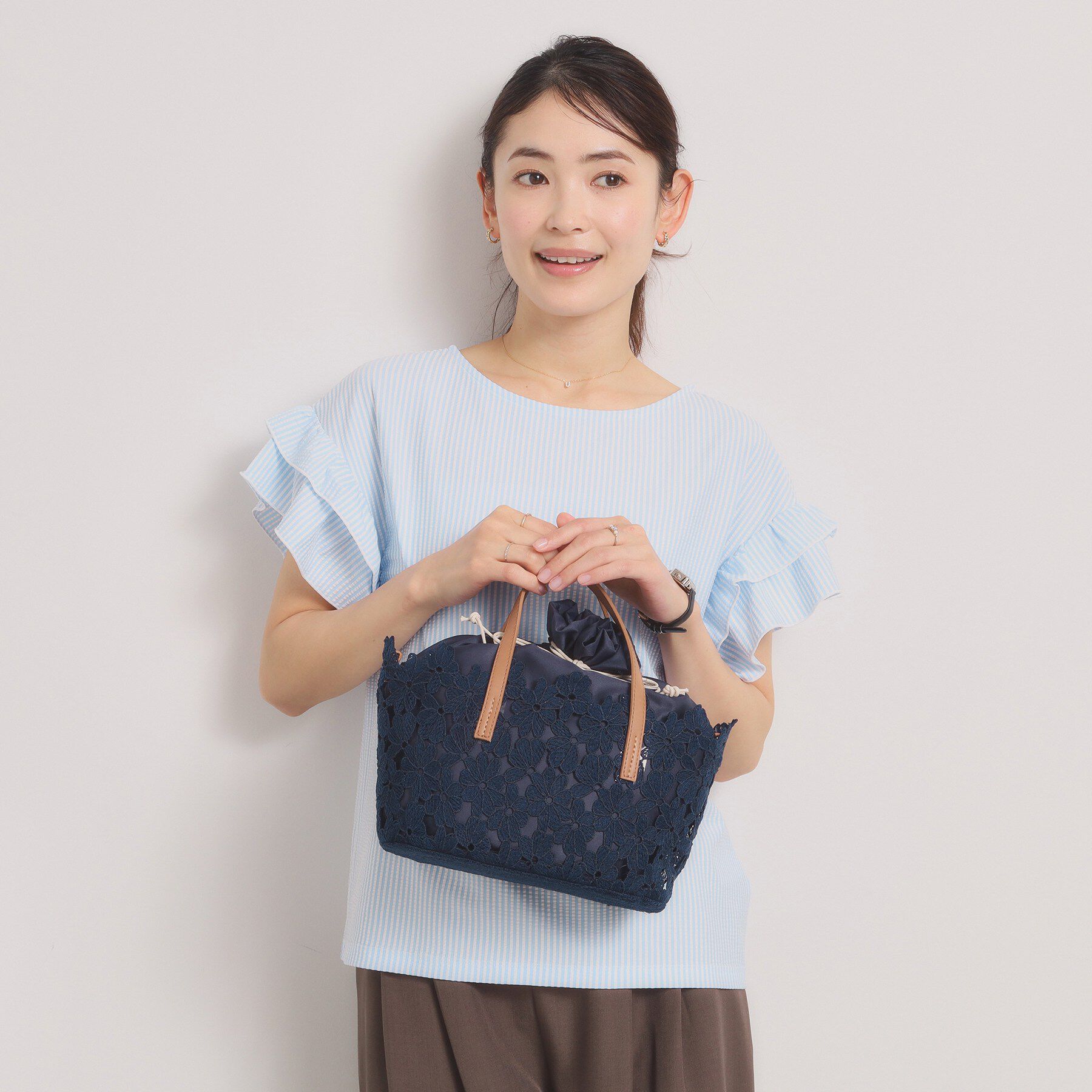 ITS&rsquo;DEMO「レース2WAYトート」|トートバッグ|