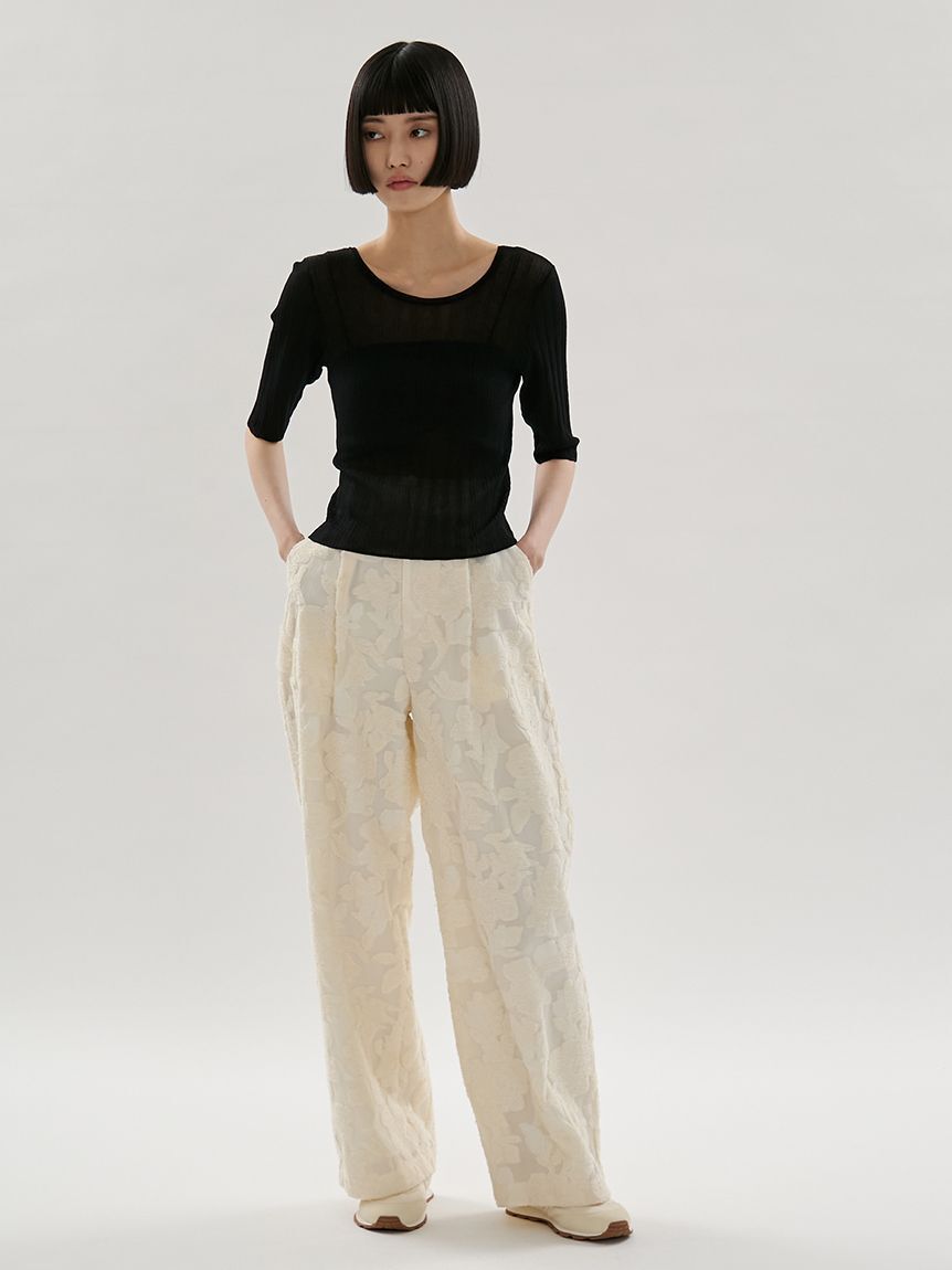 emmi atelier「シアーリブニット」|ニット・セーター|