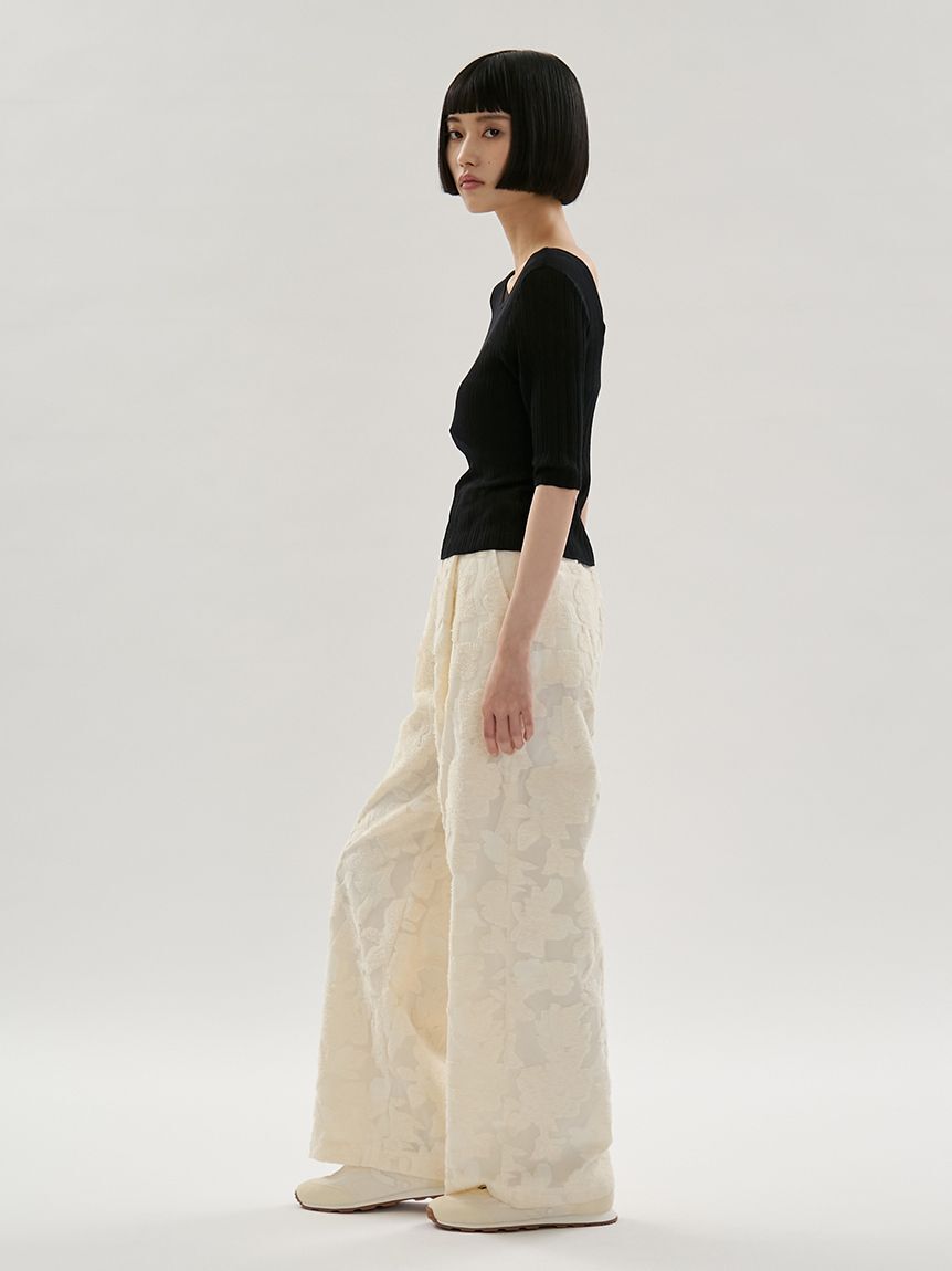 emmi atelier「シアーリブニット」|ニット・セーター|