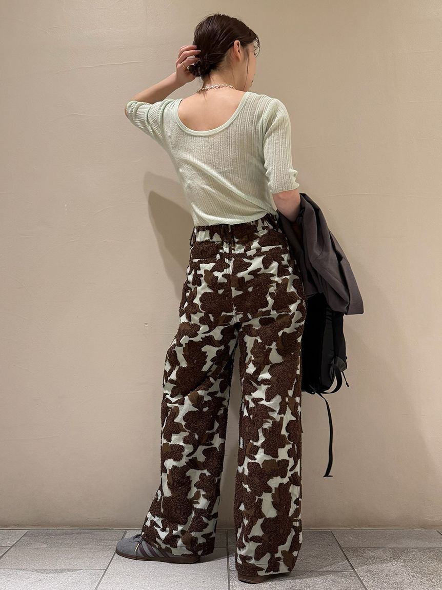 emmi atelier「シアーリブニット」|ニット・セーター|
