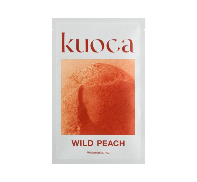kuoca「【kuoca】フレグランスタグ ワイルドピーチ」|アロマ・ルームフレグランス|