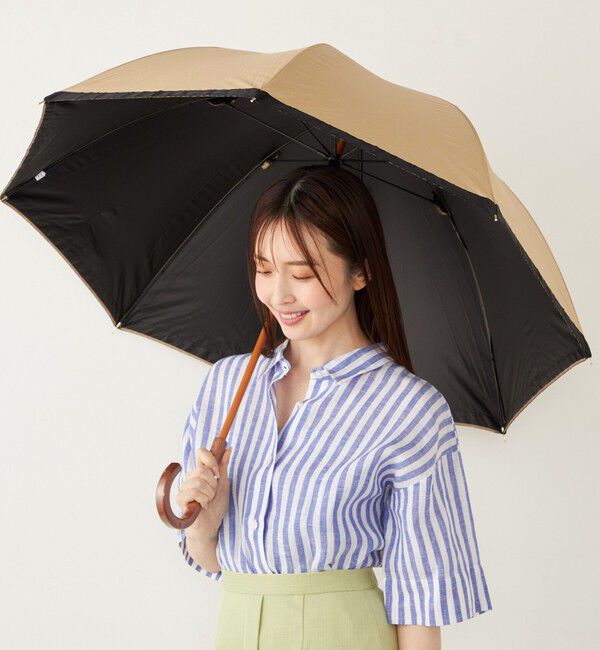 SHIPS Colors 「assa:BODYWRAP グログラン 傘 (晴雨兼用・親骨60cm)◇」|傘|