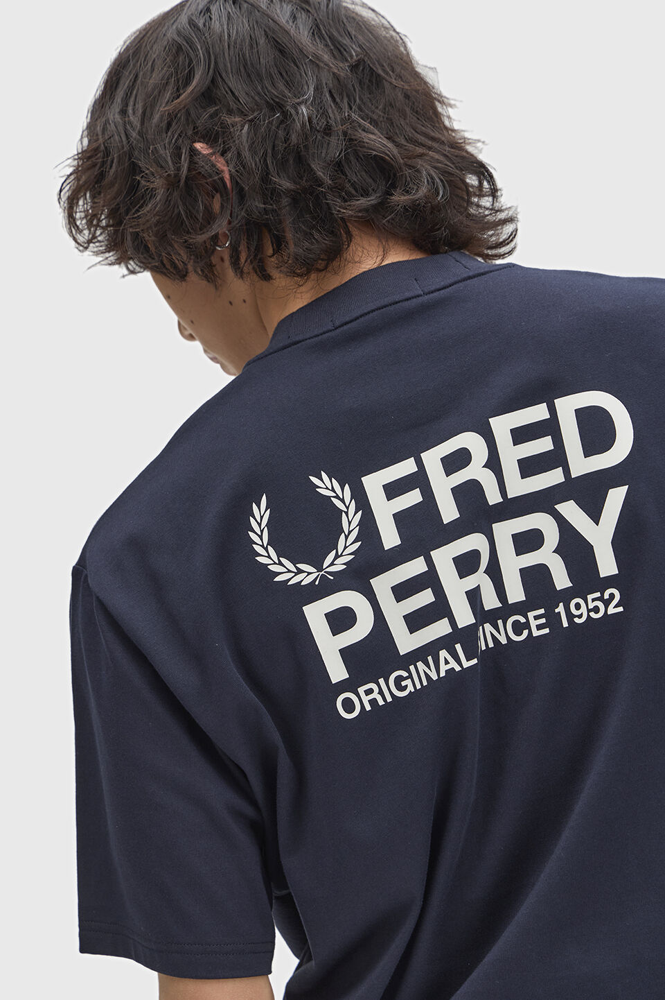 FRED PERRY 「Back Print Fred Perry Text T-Shirt／バックプリントフレッドペリーTシャツ」|Tシャツ・カットソー|