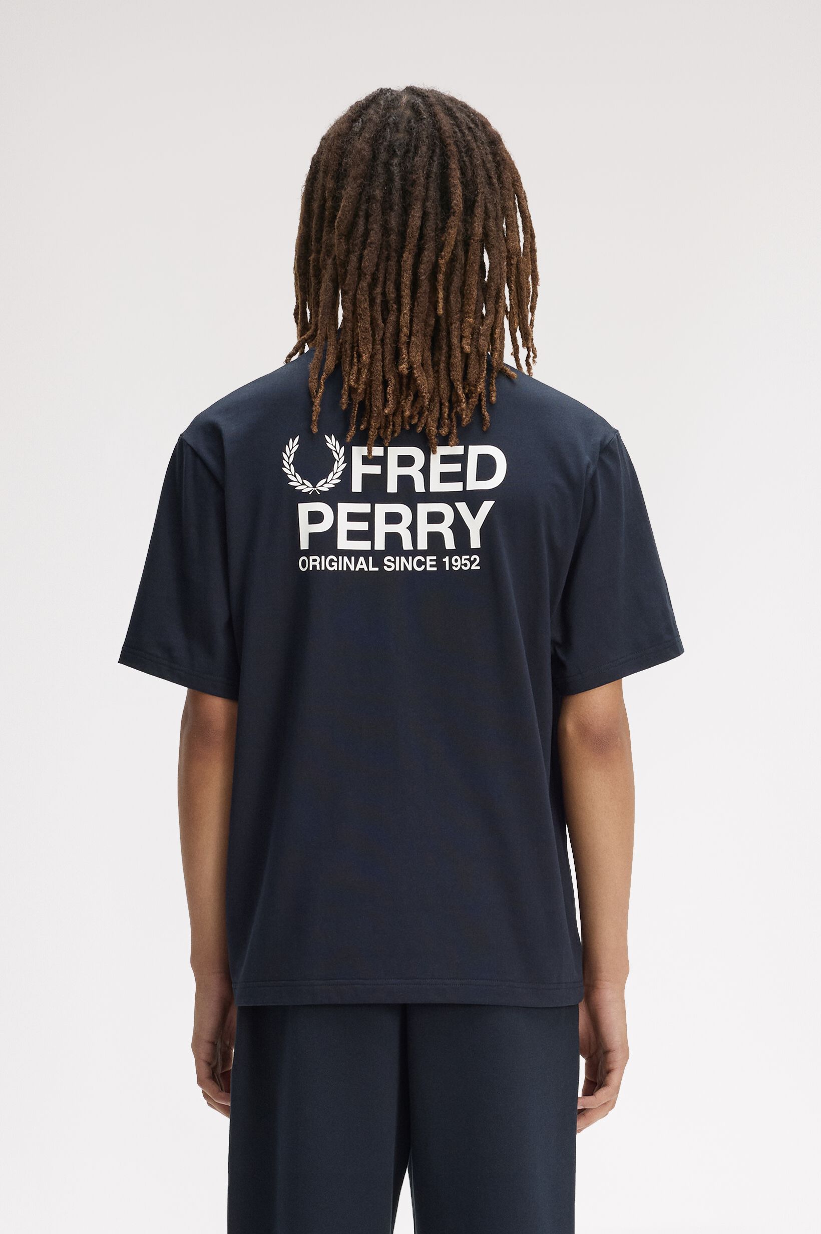 FRED PERRY 「Back Print Fred Perry Text T-Shirt／バックプリントフレッドペリーTシャツ」|Tシャツ・カットソー|