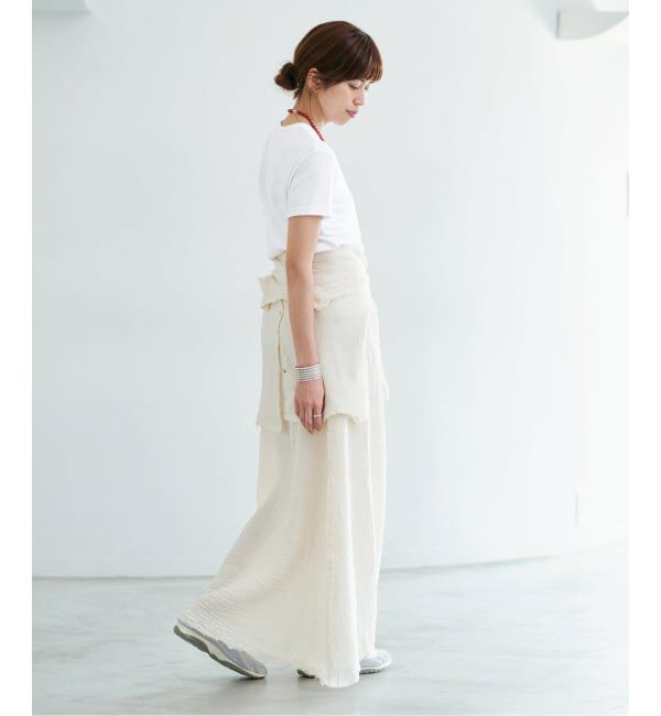 IENA「《追加2》ATON/エイトン 別注 SUVIN FRAISE ショートスリーブ Tシャツ」|Tシャツ・カットソー|
