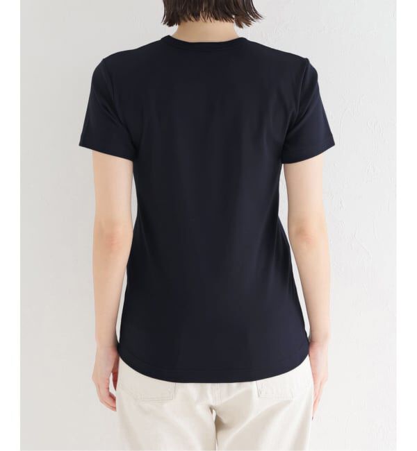 IENA「《追加2》ATON/エイトン 別注 SUVIN FRAISE ショートスリーブ Tシャツ」|Tシャツ・カットソー|