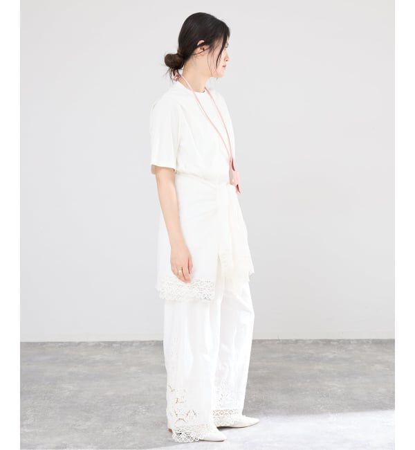 IENA「GGG/ジージージー CN PLEAT T Tシャツ 02-01-1868」|Tシャツ・カットソー|