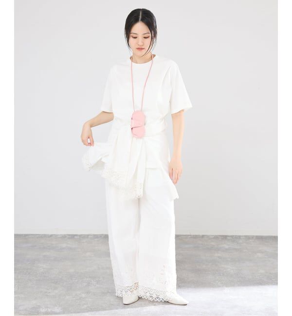 IENA「GGG/ジージージー CN PLEAT T Tシャツ 02-01-1868」|Tシャツ・カットソー|