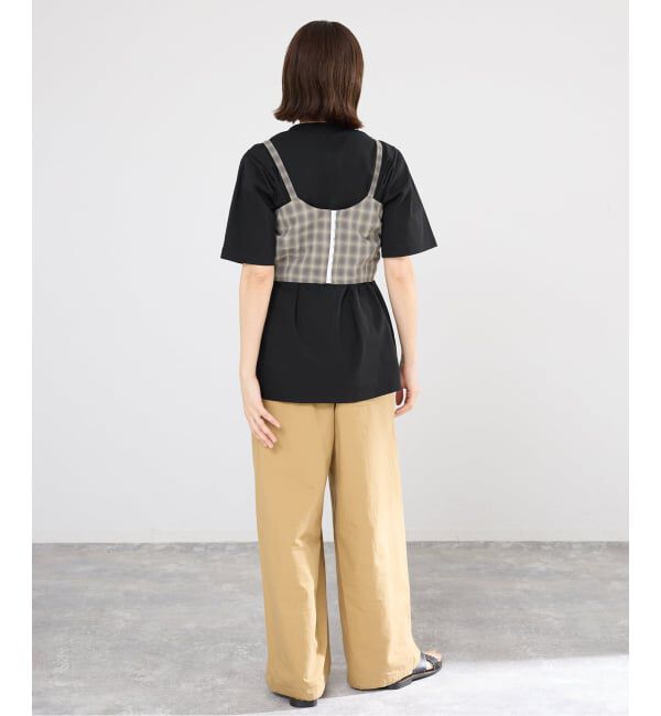 IENA「GGG/ジージージー CN PLEAT T Tシャツ 02-01-1868」|Tシャツ・カットソー|