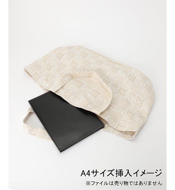 IENA LA BOUCLE「IENA LA BOUCLE フラワーJQDトートバッグ」|トートバッグ|