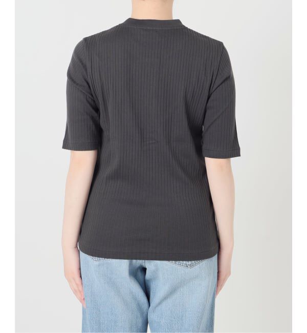 IENA「《予約》ワイドリブヘンリープルオーバー」|Tシャツ・カットソー|