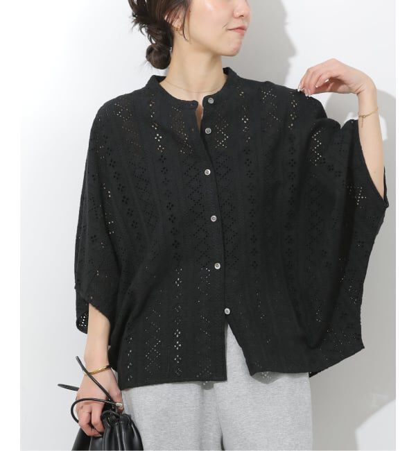 JOURNAL STANDARD relume「コットンカットワーク刺繍ポンチョブラウス」|シャツ・ブラウス|