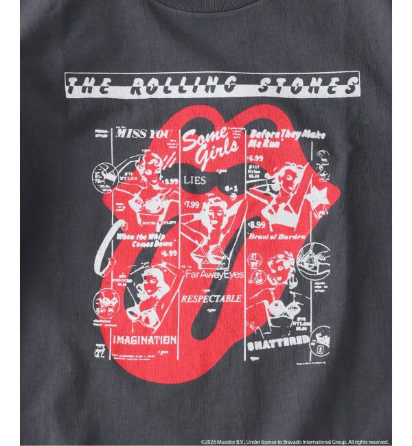JOURNAL STANDARD relume「ローリングストーンズ 別注 ヴィンテージ加工 プリントTシャツ」|Tシャツ・カットソー|