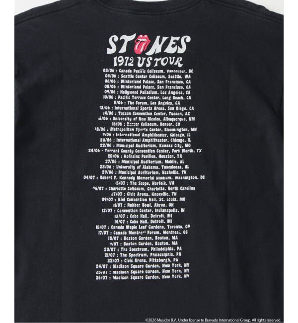 JOURNAL STANDARD relume「ローリングストーンズ 別注 ヴィンテージ加工 プリントTシャツ」|Tシャツ・カットソー|