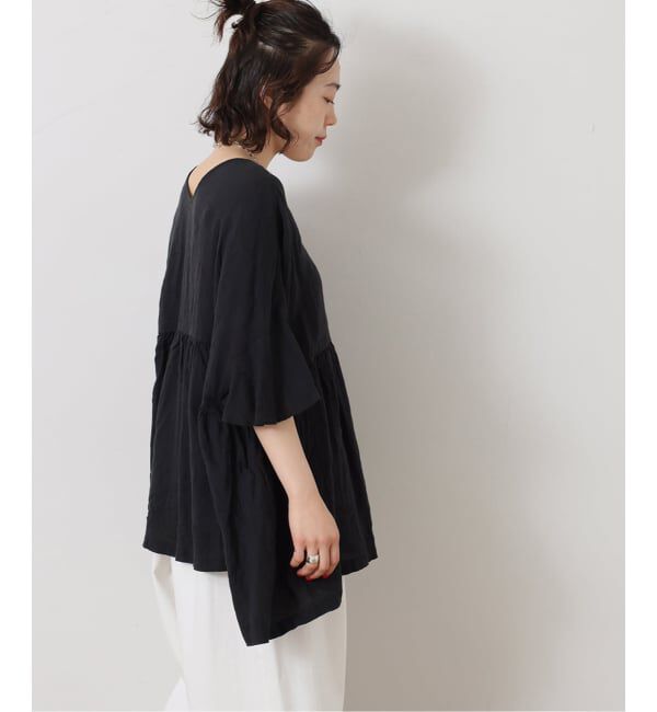 journal standard luxe「《予約》60リネン ギャザープル」|シャツ・ブラウス|