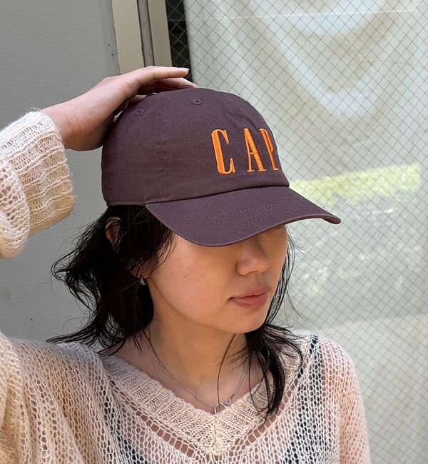 Rouge vif「【byeA./バイエー】CAP ロゴ刺繍ベースボールキャップ」|その他|ブラウン