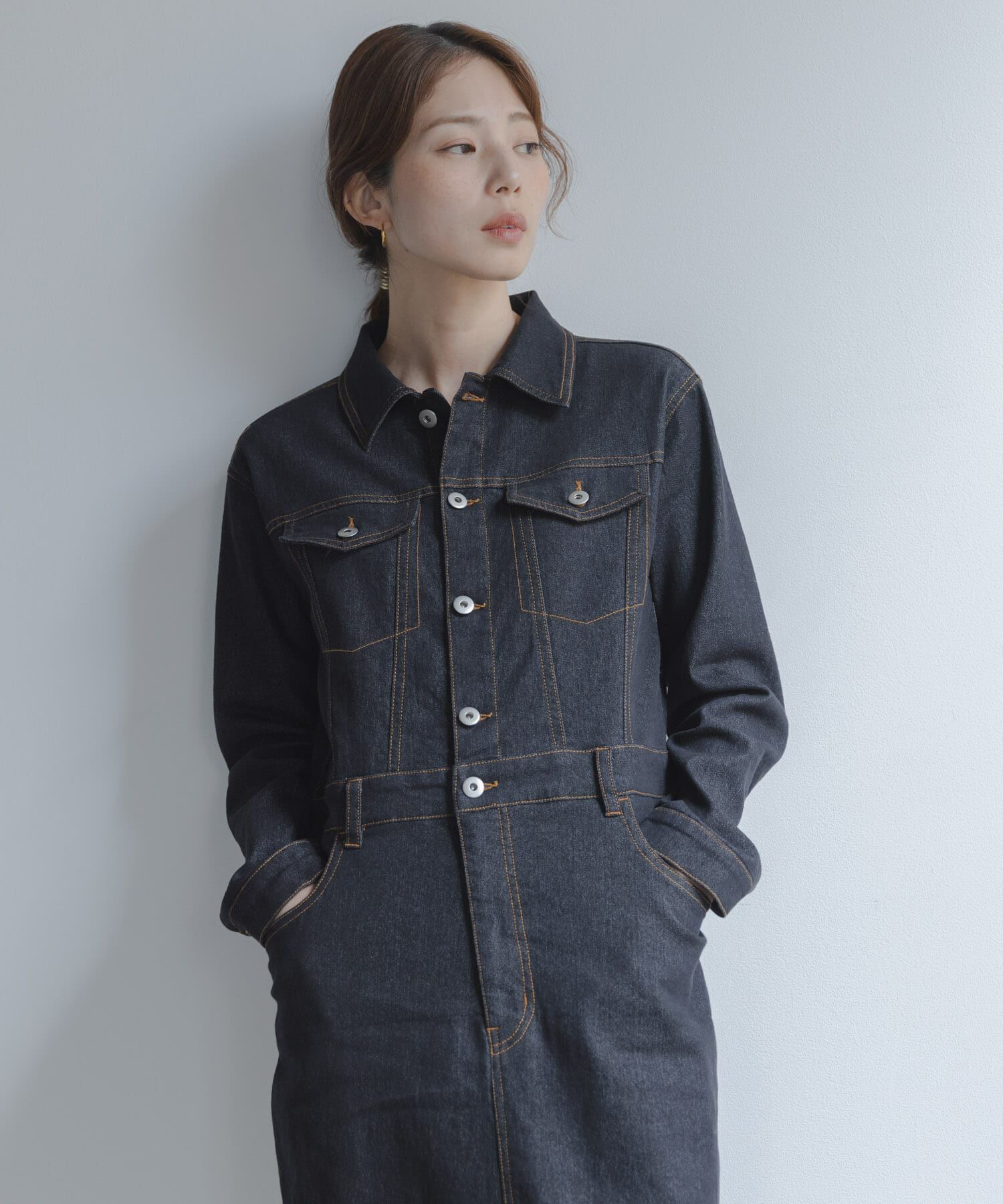 Sonny Label 「デニムジャンパースカート」|ワンピース|
