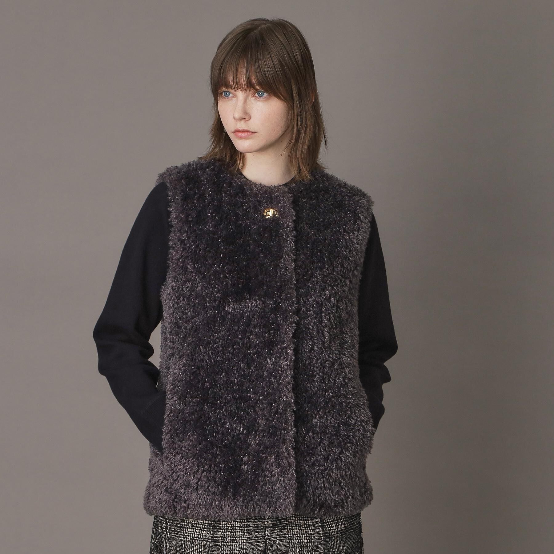 DRESSTERIOR「エコファージレ」|ノーカラーコート|