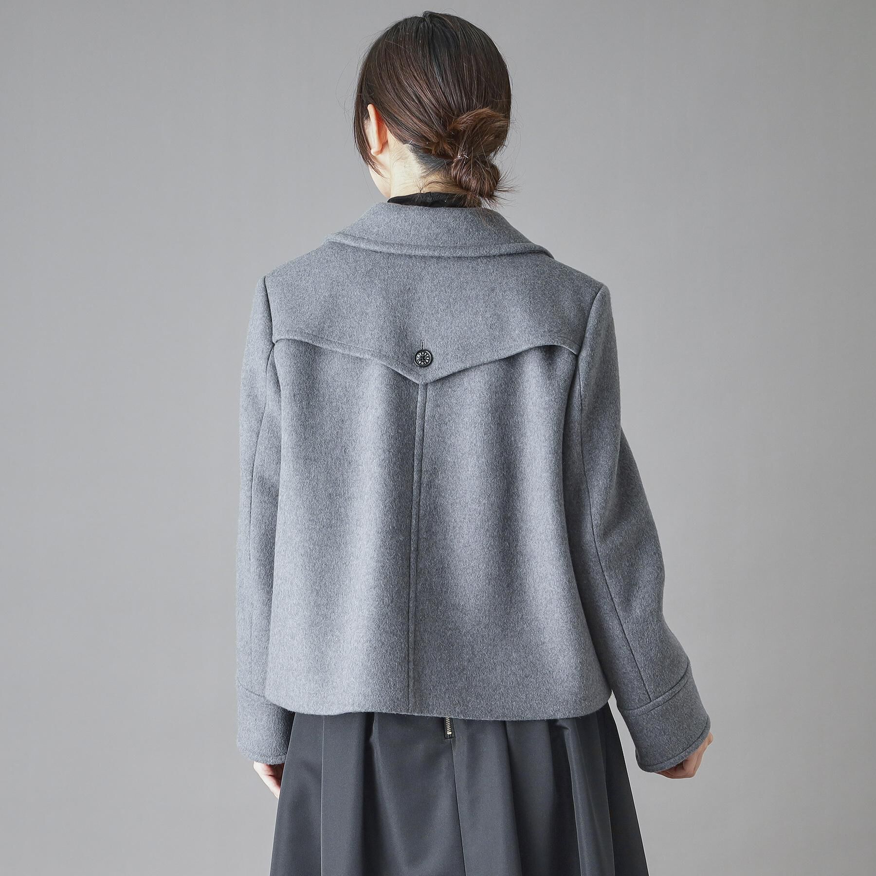 DRESSTERIOR「Super140'sショートPジャケット」|ピーコート|