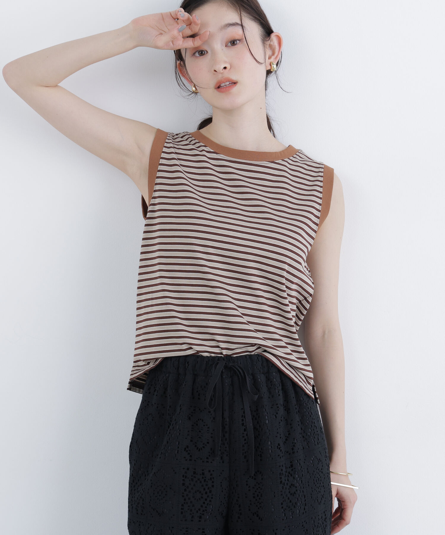  「〈N.〉ボーダーカットソー」|Tシャツ・カットソー|