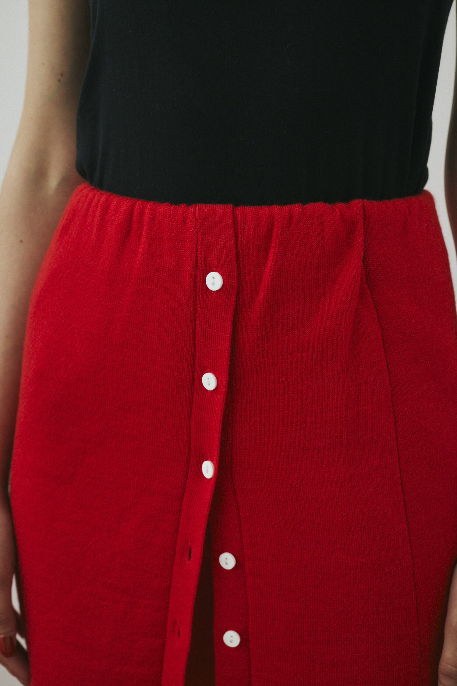HeRIN.CYE「Layered knit skirt」|スカート|