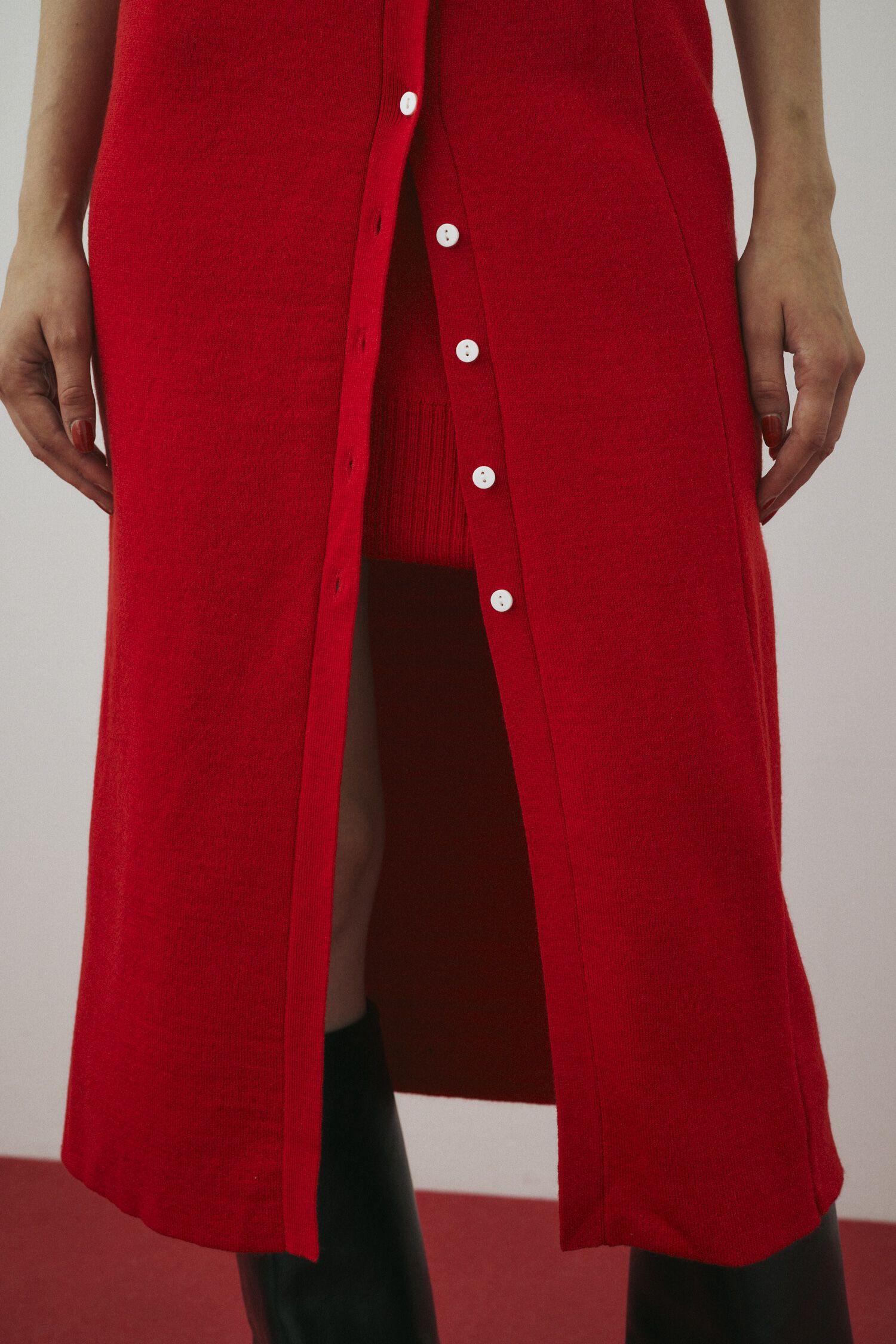 HeRIN.CYE「Layered knit skirt」|スカート|