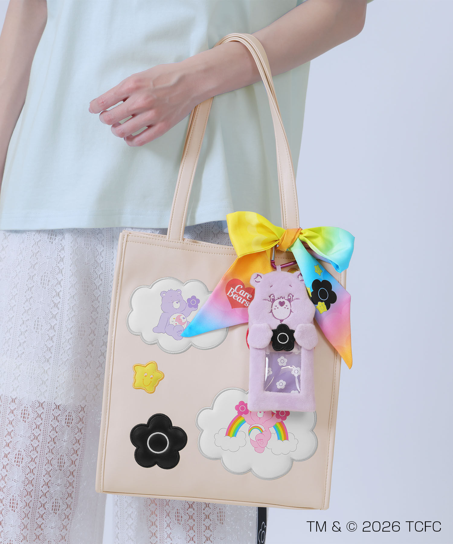 MARY QUANT「Care Bears(TM) パディングモチーフ トート」|トートバッグ|
