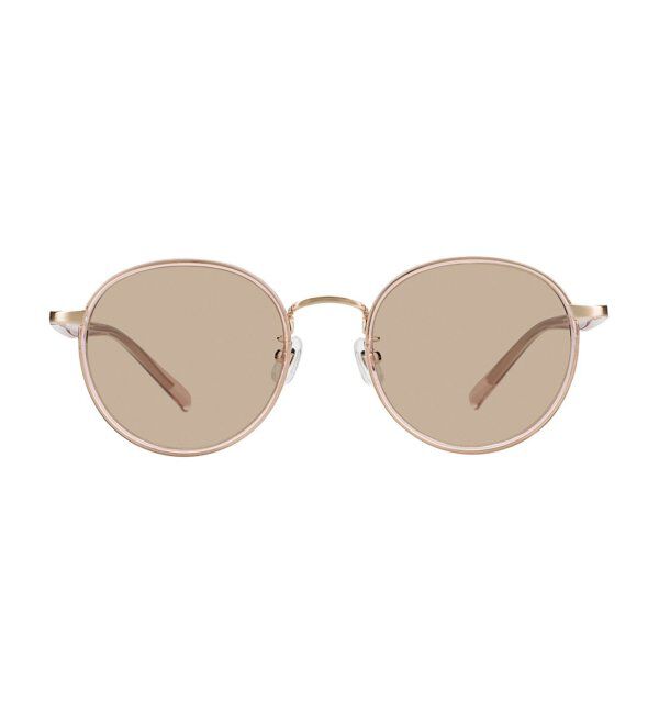  「Zoff｜UNITED ARROWS サングラス ユナイテッドアローズ｜カラーレンズ｜異素材｜UVカット 紫外線対策」|サングラス|ピンク