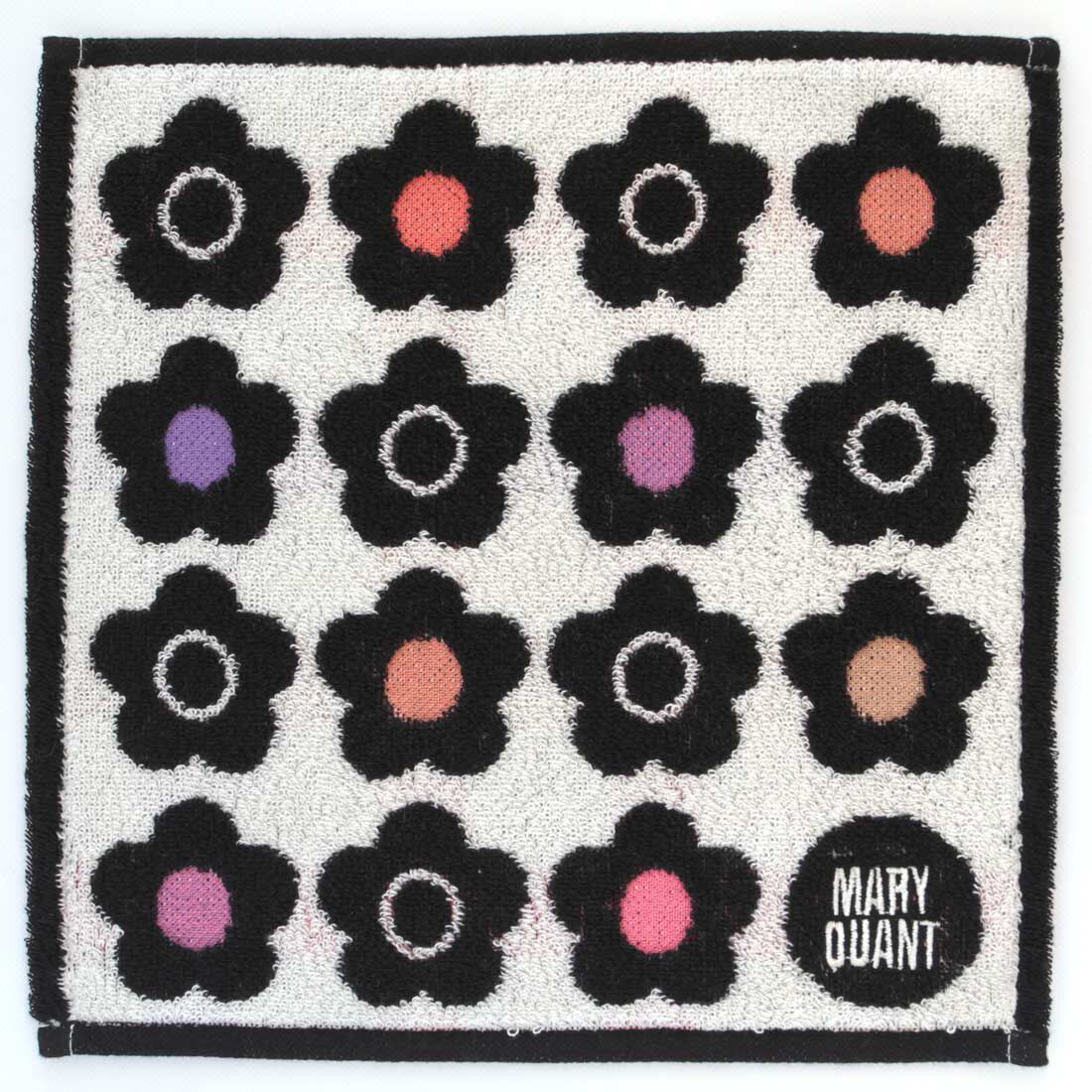  「MARY QUANT タオルハンカチ＜カラフルデイジー＞」|タオル|
