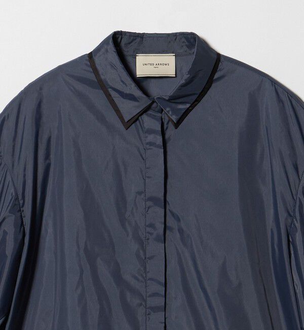 UNITED ARROWS「シアー タフタ ブラウス ‐はっ水 ウォッシャブル‐」|シャツ・ブラウス|