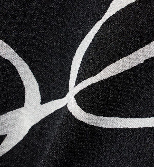 UNITED ARROWS「アブストラクト プリント ブラウス」|シャツ・ブラウス|