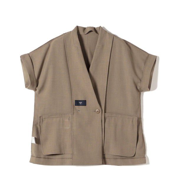 SHIPS Colors 「《予約》SHIPS Colors:〈手洗い可能〉クリスピー ダブルブレスト 5分袖 ジャケット2◆」|その他|