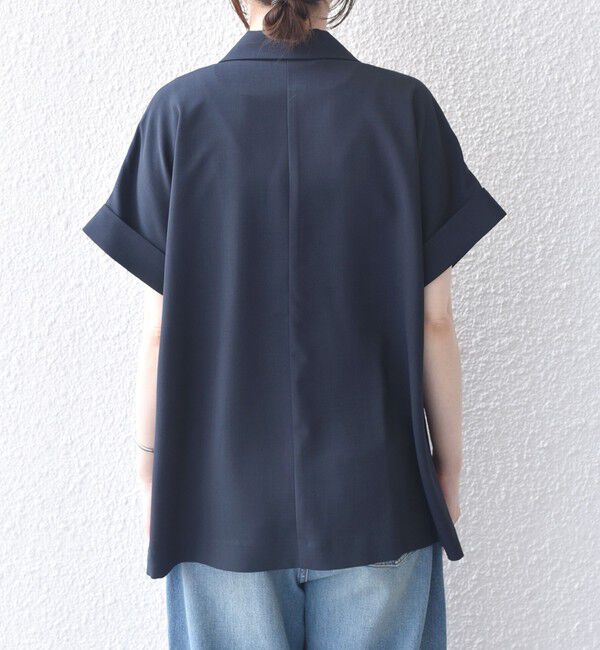 SHIPS Colors 「《予約》SHIPS Colors:〈手洗い可能〉クリスピー ダブルブレスト 5分袖 ジャケット2◆」|その他|