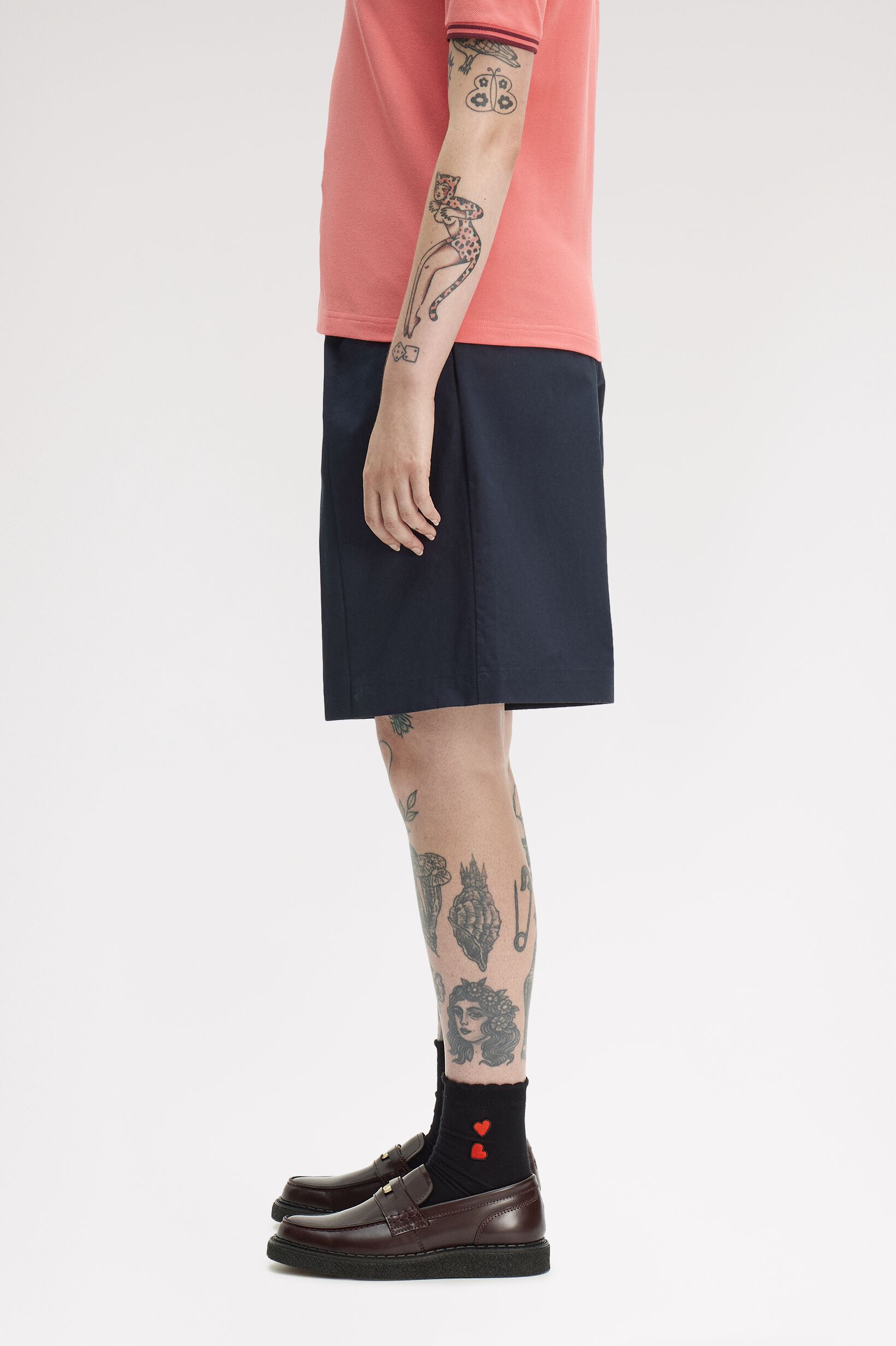FRED PERRY 「Pleated Shorts／プリーツショーツ」|キュロット|