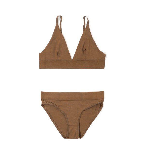 TOMORROWLAND BUYING WEAR「BASE RANGE バンブー トライアングルブラトップ」|インナー|