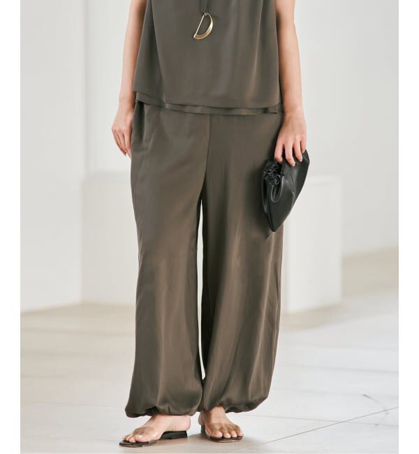 Plage「minimal satin baloon パンツ」|その他|