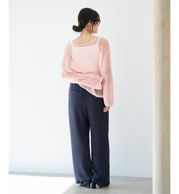 IENA「ウォッシャブルシルキーサテンイージーパンツ」|その他|
