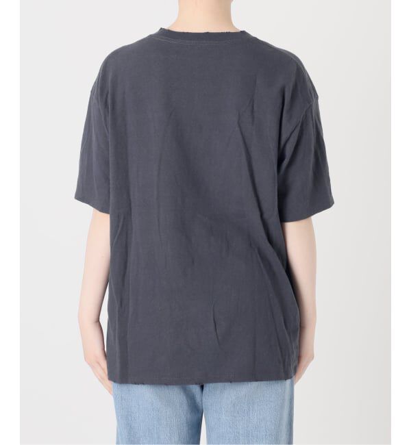 IENA「BLACK ポケット付きプリントTシャツ」|Tシャツ・カットソー|