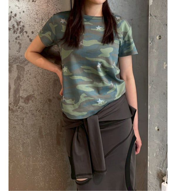 Oriens JOURNAL STANDARD「《追加》カモフラージュ スターTシャツ」|Tシャツ・カットソー|ネイビー