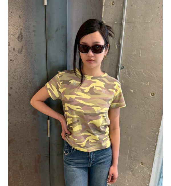 Oriens JOURNAL STANDARD「《追加》カモフラージュ スターTシャツ」|Tシャツ・カットソー|イエロー