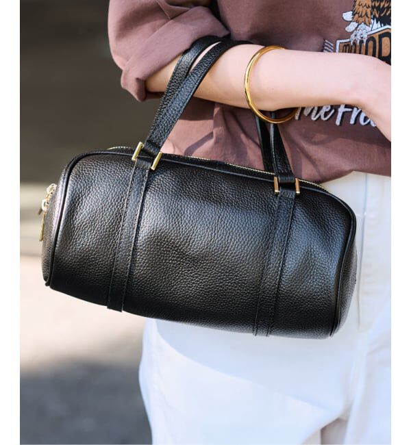 FRAMeWORK「≪追加予約≫AULENTTI/オウレンティ DUFFEL SHOULDER バッグ 2」|ショルダー・メッセンジャー|ブラック