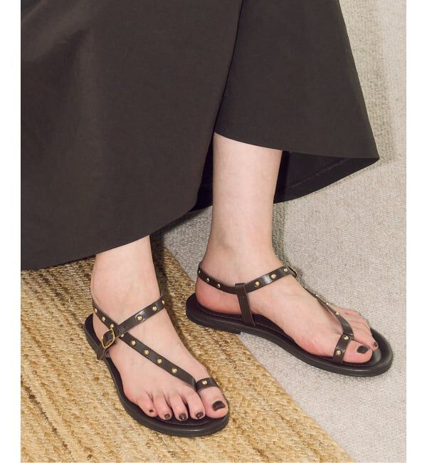 GRISE「CORSO ROMA9/  コルソローマノーヴェ STUDS TONGS」|サンダル|