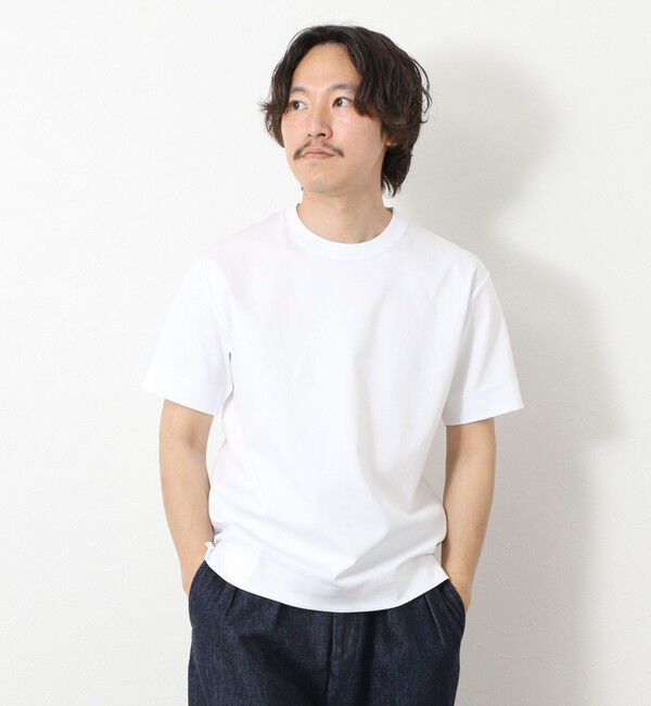 NOLLEY'S goodman「《ビジカジ対応》ハイゲージ シルケットポンチ ドレスCN T 25SS」|Tシャツ・カットソー|