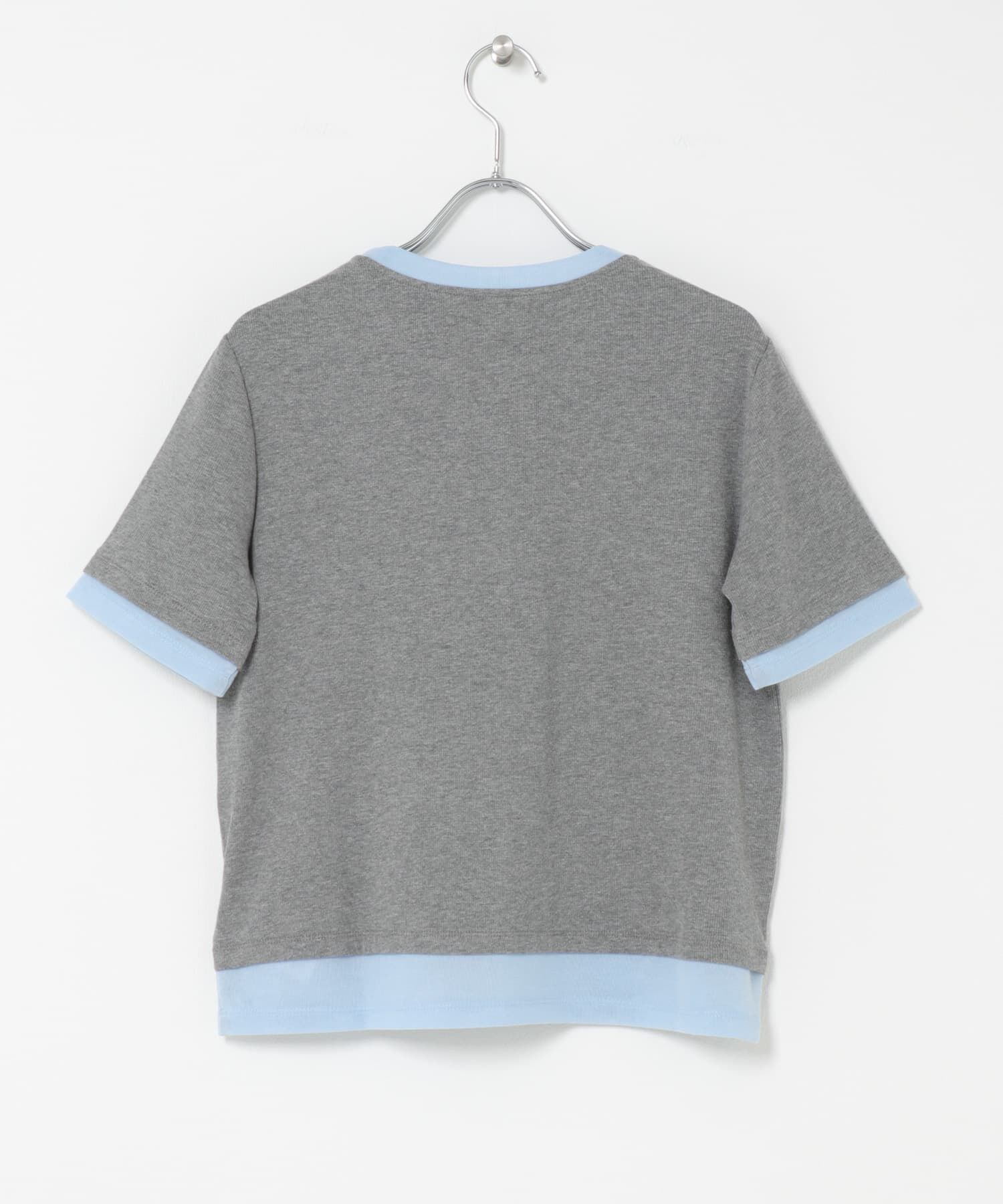 SENSE OF PLACE by URBAN RESEARCH「ヘンリーネックレイヤードトップ(半袖)」|Tシャツ・カットソー|