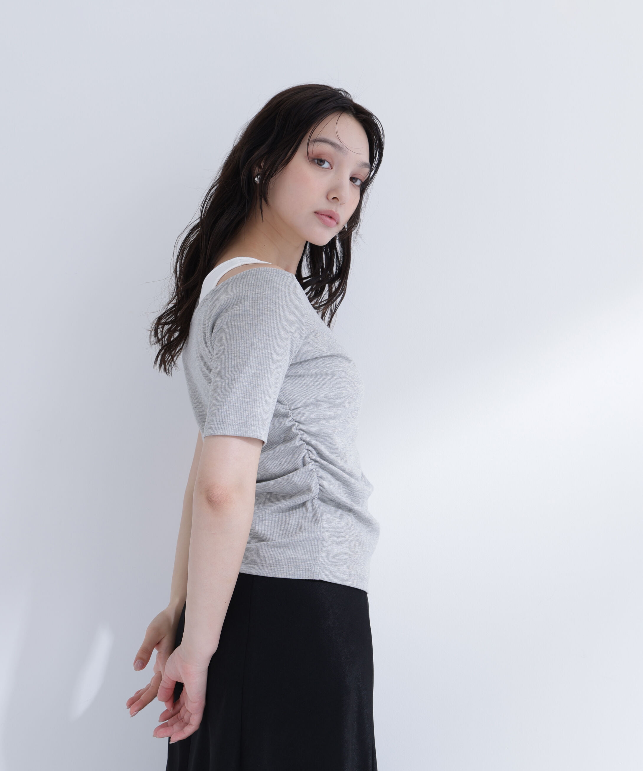  「レイヤードライクカットソー」|Tシャツ・カットソー|