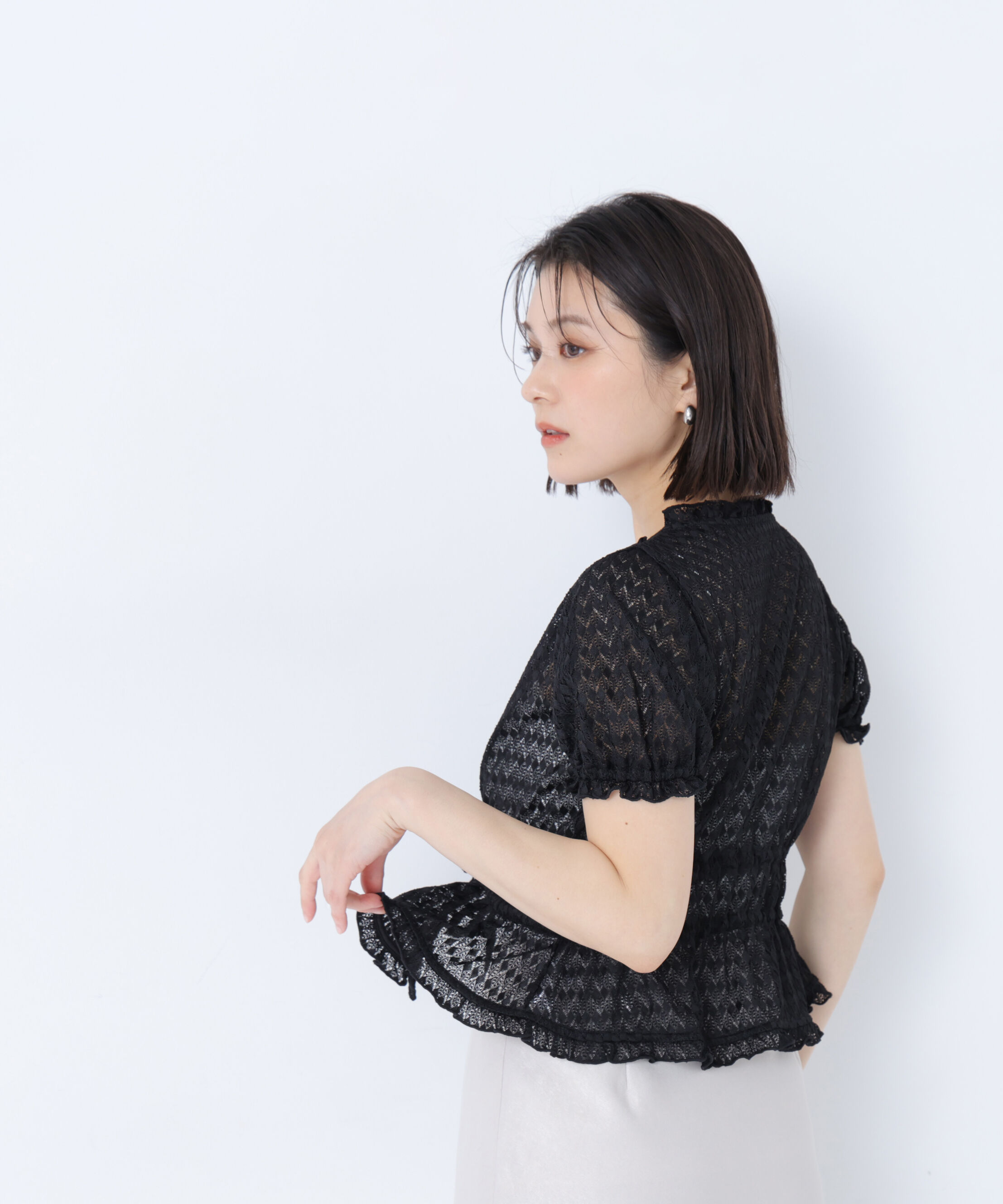  「クロシェカットカーディガン」|Tシャツ・カットソー|